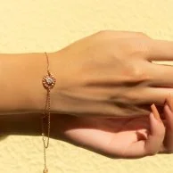 Peaceful Bracelet Gold-Vermeil by FLUORITE