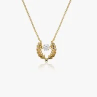 Gold-Plated Peaceful Necklace