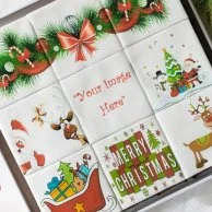 Personalised Christmas Brownies by Cake Social