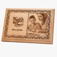 Personalised Luxury Wooden Plaque for Teachers