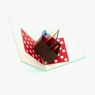 سلة النزهة - بطاقة ثلاثية الأبعاد من أبرا كاردس