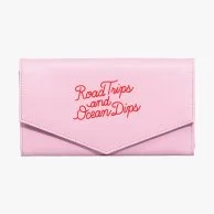 Pink and Red Travel Wallet by Yes Studio
