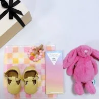 Pink Baby Gift Hamper by Inna Carton