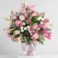 Pink Casablanca Flower Arrangement