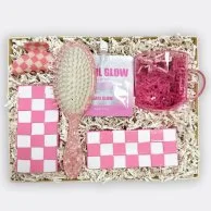 Pink Check Gift Hamper by Inna Carton
