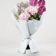 Pink Hydrangea Hand Bouquet