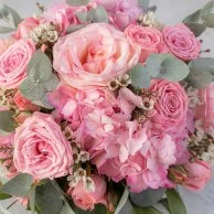 Pink Medley, Bouquet & Balloon Bundle