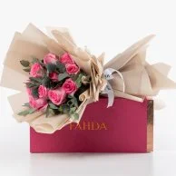 Pink Roses and Crispy Chocolate by Fahda Bundle