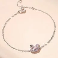 Pink Swan Bracelet by La Flor