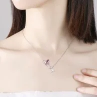 Pink Vania Necklace by La Flor