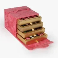 Pink Velvet Chocolate Box by Mastihashop