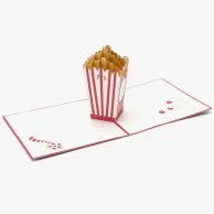 Popcorn - 3D Pop up Card By Abra Cards