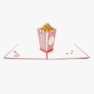 Popcorn - 3D Pop up Card By Abra Cards