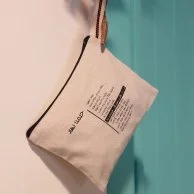 Pouch Bag with text "Helmna Nahar"