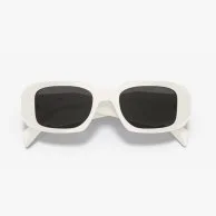 نظارة شمس برادا - لون أبيض 