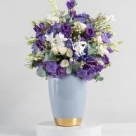 Purple Hydrangea Harmony Arrangement