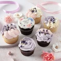 Purple & Pink Mother’s Day Cupcakes By Cake Social