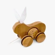 Push & Pull Rabbit - Bamboo By Kinderfeets