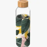 Quokka Glass Bottle With Silicone Cover Flow 660 ml Autumn Leaves