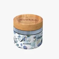 Quokka Glass Food Jar With Silicone Cover Deli Blue Nature 820 ml