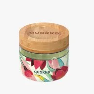Quokka Glass Food Jar With Silicone Cover Spring 500 Ml