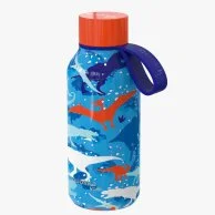 Quokka Kids Thermal SS Bottle Solid With Strap Dinosaur 330 ml