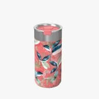 Quokka Thermal Stainless Steel Coffee/Tea Tumbler With Infuser Exotic Pink 400 Ml