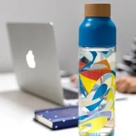 زجاجة مياه تريتان مع غطاء محكم الاغلاق حجم 840 مل تصميم   ABSTRACT