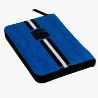 Quran With Cover, Lines Kaabah, Blue, Medium