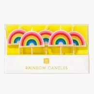 Rainbow Candles 5pc Pack by Talking Tables