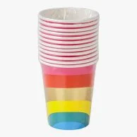 Rainbow Paper Cups 12pc Pack by Talking Tables