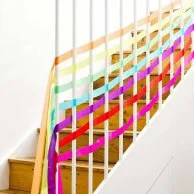 Rainbow Paper Streamers 7 Colors Pack by Talking Tables
