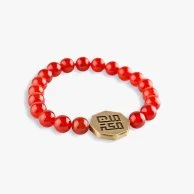 Red Agate Octagon Minmakkah Bracelet