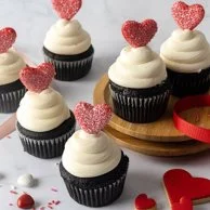 Red Heart Cupcakes By Cake Social