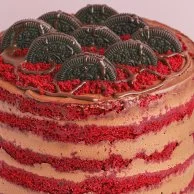 Red Velvet Oreo Crunch Cake By Sugarmoo