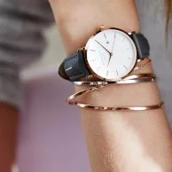 The Classic Leather Rosefield Watch