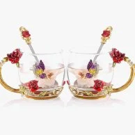 Rose and Butterfly Cup by De’longhi