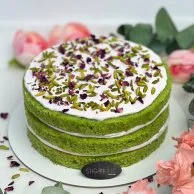 Rose Pistachio Cake by Sugaholic