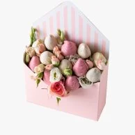 Roses and Strawberry Box