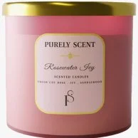 Rosewater Ivy Scented Candle by Purely Scent
