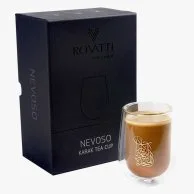 كوب شاي كرك زجاج مزدوج من روفاتي الإمارات 180 مل