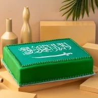 Saudi Flag Cake National Day