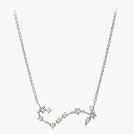 Scorpio Star Sign Necklace - Silver By Lily & Rose