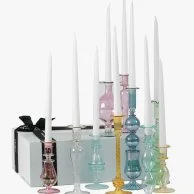 Set of 10 Candle Holders By Silsal (Free Gift Box)