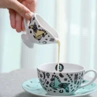 مجموعة من ٦ فناجين شاي الخيل من صلصال