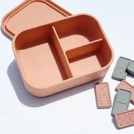 Silicone Bento Box Peach by Ark Children