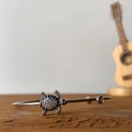 Silver Turtle Bracelet (In Middle)