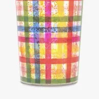 Deluxe Tumbler with Straw - Block Party (Glitter) by Bando
