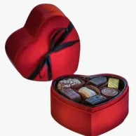 Small Heart Shaped Chocolate Box by Jeff de Bruges