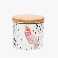 Small Storage Jar Bird Design By Yvonne Ellen